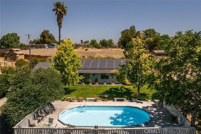 7050 Shale Rock Rd, Paso Robles, CA 93446 - view of swimming pool with a lawn