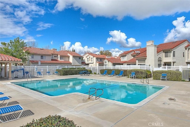 1207 Porto Grande Unit 1, Diamond Bar, CA 91765 - community pool with a residential view and a patio area
