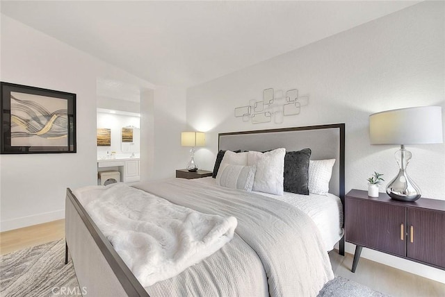 1207 Porto Grande Unit 1, Diamond Bar, CA 91765 - bedroom with wood finished floors and ensuite bath