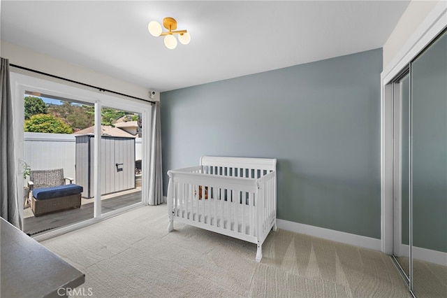 30361 Via Alcazar Ave, Laguna Niguel, CA 92677 - carpeted bedroom featuring a closet and access to outside