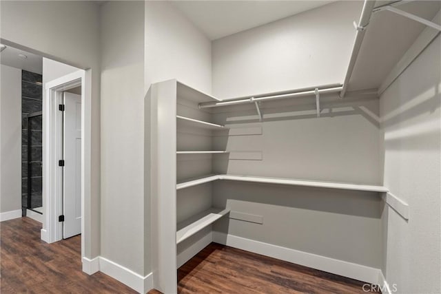 6169 Fern Ln, Paradise, CA 95969 - spacious closet featuring wood finished floors