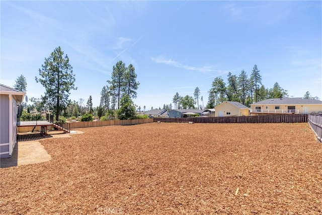 6169 Fern Ln, Paradise, CA 95969 - fenced backyard featuring a residential view