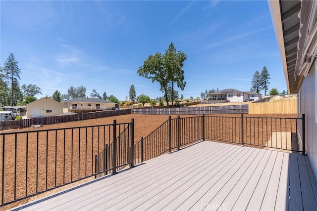 6169 Fern Ln, Paradise, CA 95969 - deck featuring a fenced backyard and a residential view
