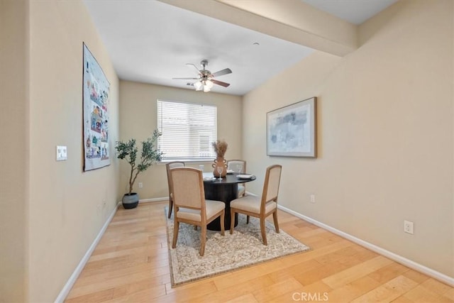 1061 Ford Dr, Nipomo, CA 93444 - dining space featuring light wood-style floors and ceiling fan
