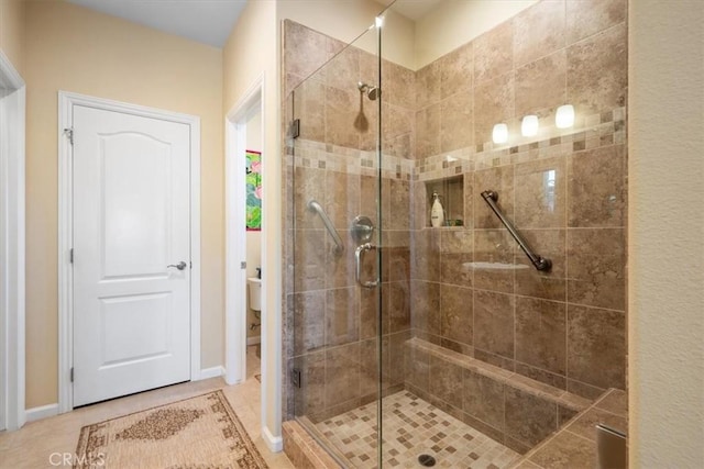 1061 Ford Dr, Nipomo, CA 93444 - full bath featuring a shower stall and tile patterned floors