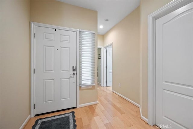 1061 Ford Dr, Nipomo, CA 93444 - entryway with light wood-style flooring and recessed lighting