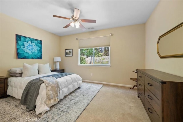 1061 Ford Dr, Nipomo, CA 93444 - bedroom featuring light carpet and a ceiling fan