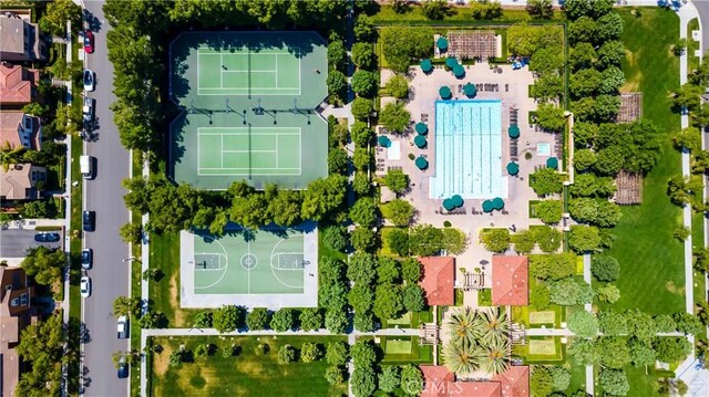 66 Full Moon, Irvine, CA 92618 - aerial view of a pool