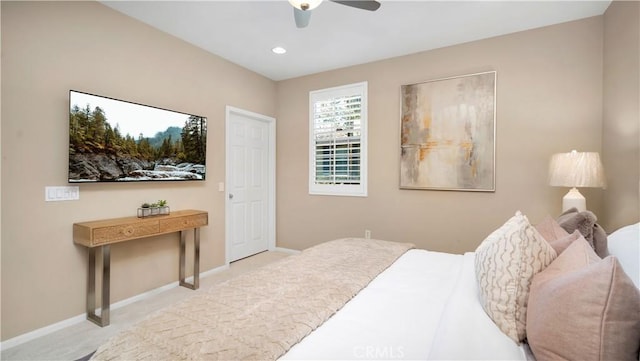 66 Full Moon, Irvine, CA 92618 - carpeted bedroom with a ceiling fan and recessed lighting