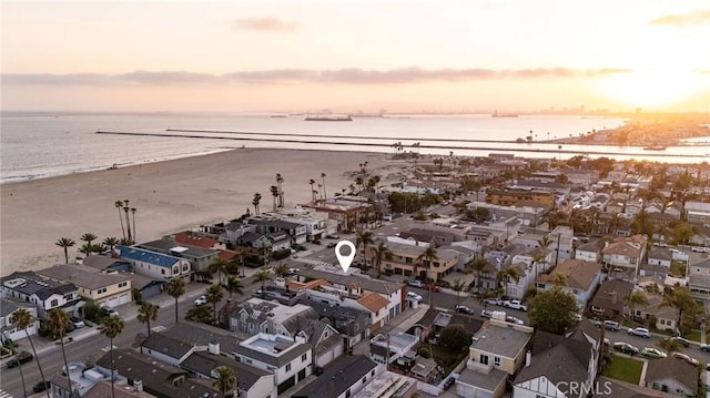 501 Ocean Ave, Seal Beach, CA 90740 - aerial view at dusk of a water view and a residential view