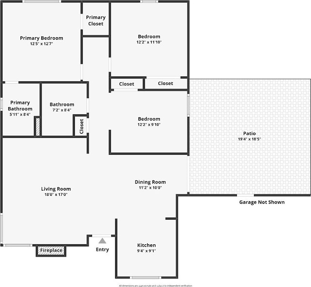 37229 Dalzell St, Palmdale, CA 93550 - view of floor plan / room layout