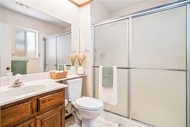 37229 Dalzell St, Palmdale, CA 93550 - full bathroom with vanity and a shower stall