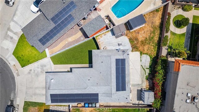 6838 Severn Dr, Paramount, CA 90723 - drone / aerial view of a pool