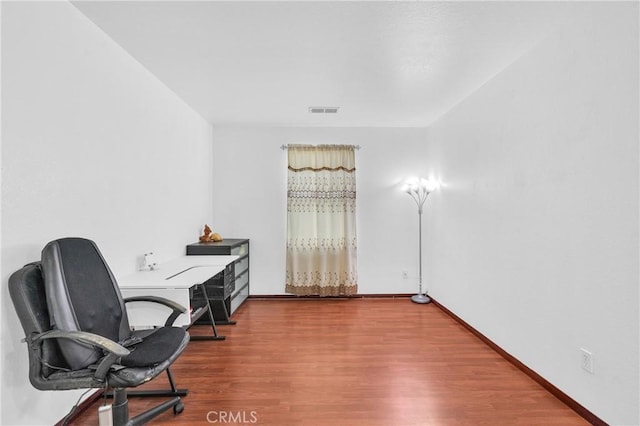 3739 Cherisa St, Perris, CA 92571 - home office featuring wood finished floors and baseboards
