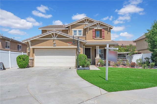 3739 Cherisa St, Perris, CA 92571 - craftsman-style home with concrete driveway and stucco siding