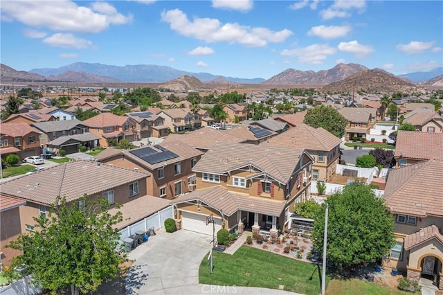 3739 Cherisa St, Perris, CA 92571 - aerial perspective of suburban area featuring a mountain backdrop