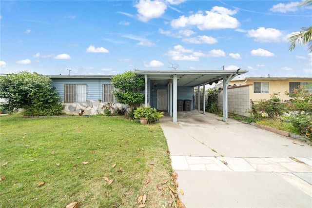 312 W 234th Pl, Carson, CA 90745 - view of front of home featuring driveway and a carport