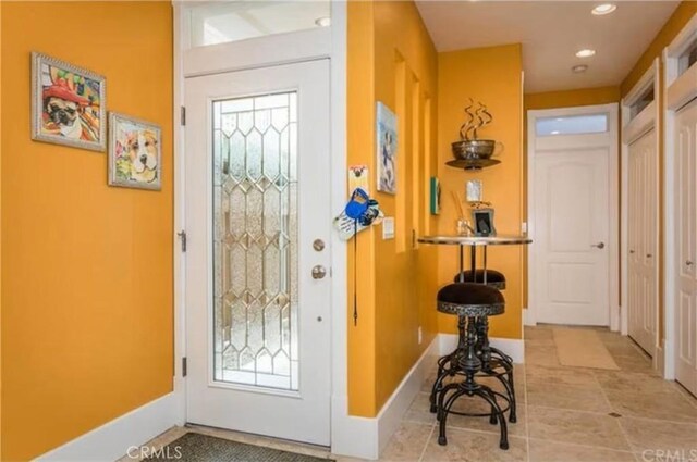 325 Juanita Ave, Oceano, CA 93445 - tiled foyer entrance featuring baseboards and recessed lighting