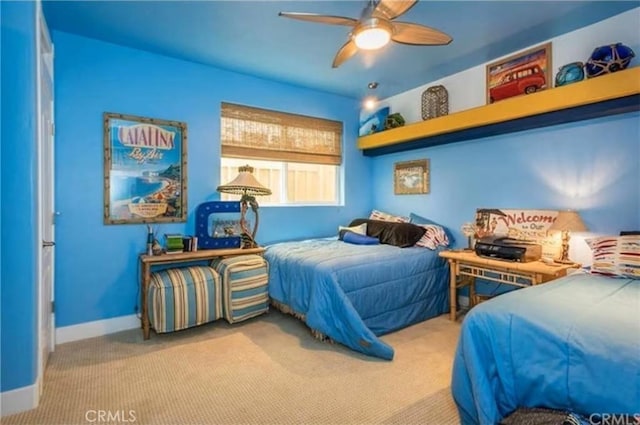325 Juanita Ave, Oceano, CA 93445 - carpeted bedroom with a ceiling fan and baseboards