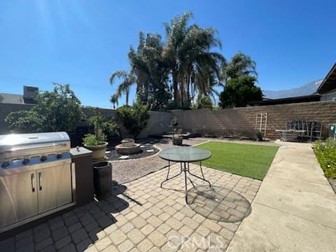 7430 Leucite Ave, Rancho Cucamonga, CA 91730 - fenced backyard with a patio