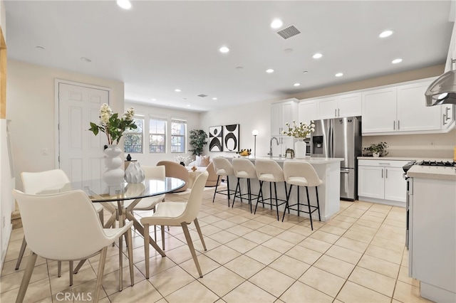 105 High Mdw, Lake Forest, CA 92610 - dining space with recessed lighting and light tile patterned floors