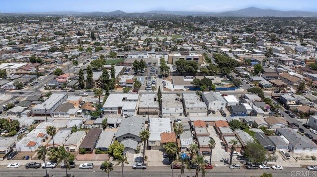 4139 46th St, San Diego, CA 92105 - aerial view of property and surrounding area featuring nearby suburban area