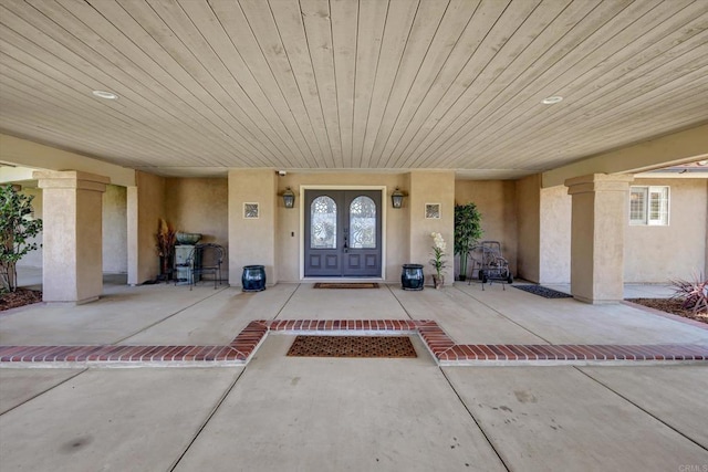 36485 Carney Rd, Valley Center, CA 92082 - property entrance with stucco siding