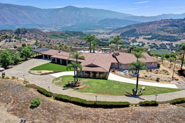 36485 Carney Rd, Valley Center, CA 92082 - view from above of property with mountains