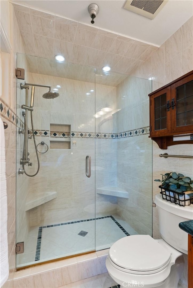 2175 Pacific Ave Unit E4, Costa Mesa, CA 92627 - full bath featuring a stall shower and tile walls
