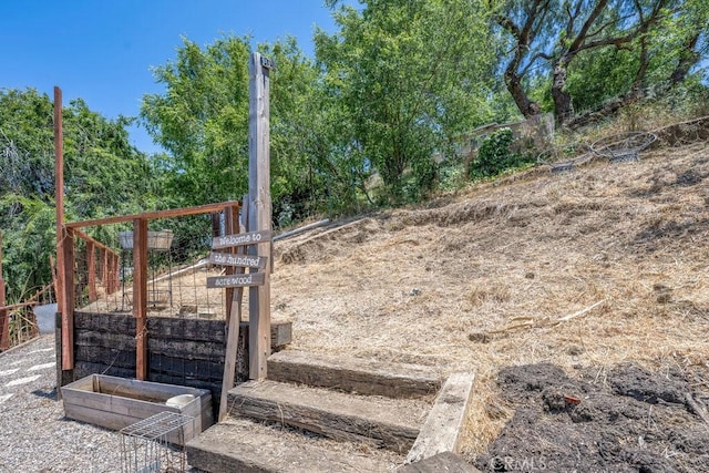 1134 N Rowan Ave, East Los Angeles, CA 90063 - deck with a gate