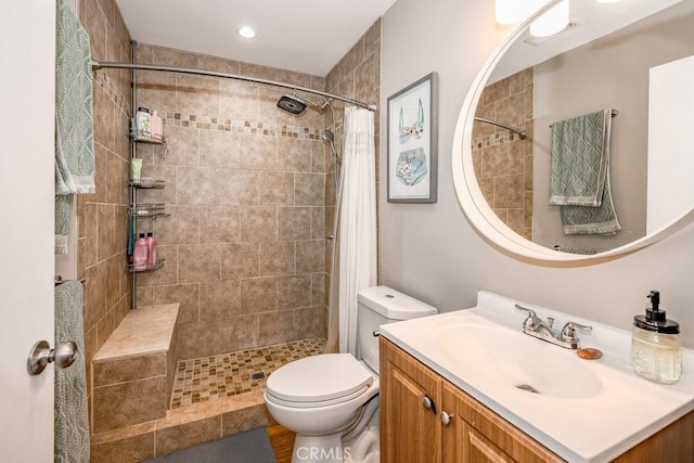 1134 N Rowan Ave, East Los Angeles, CA 90063 - full bathroom with vanity and a tile shower