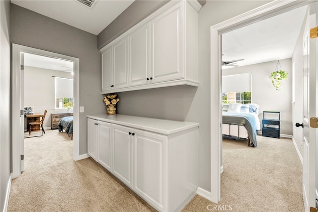 46287 Durango Dr, Temecula, CA 92592 - corridor with light colored carpet and baseboards