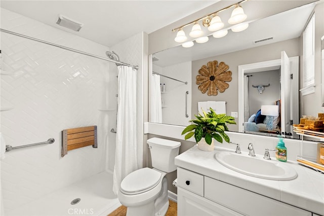 46287 Durango Dr, Temecula, CA 92592 - ensuite bathroom with vanity and a shower with shower curtain