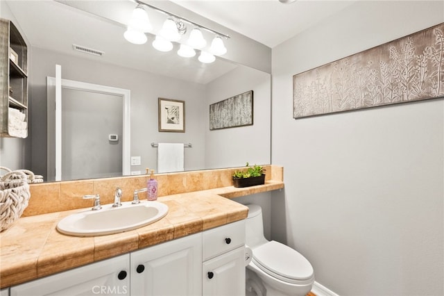 46287 Durango Dr, Temecula, CA 92592 - half bathroom with vanity and toilet