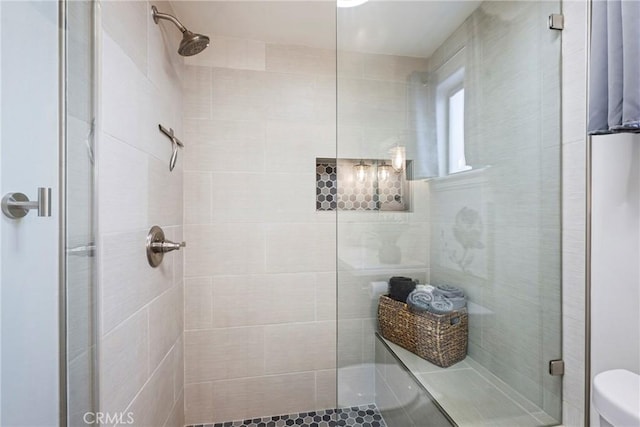 3380 E Date St, Brea, CA 92823 - full bathroom featuring a stall shower and toilet