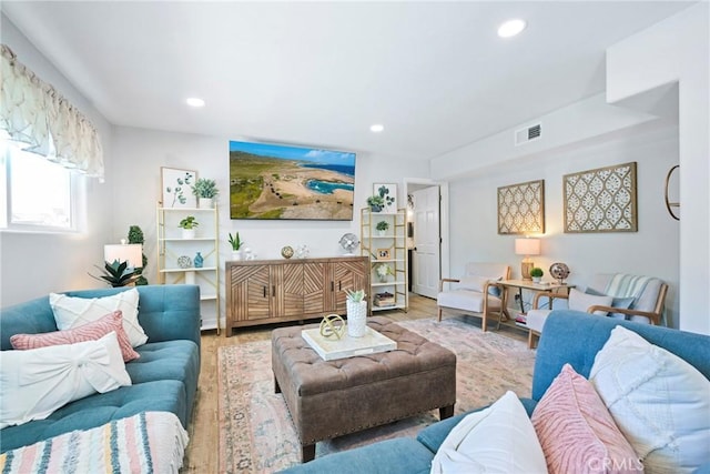 3380 E Date St, Brea, CA 92823 - living area with wood finished floors and recessed lighting