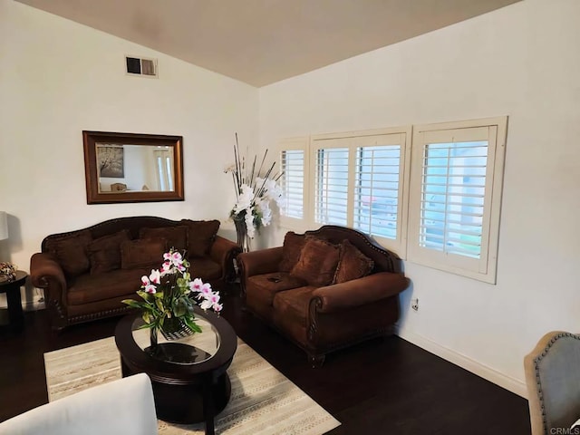 1268 J B Rodriguez St, Calexico, CA 92231 - living room featuring vaulted ceiling and wood finished floors