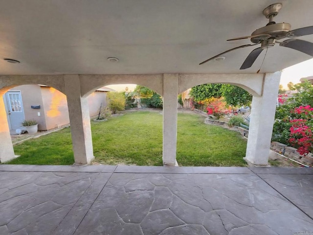 1268 J B Rodriguez St, Calexico, CA 92231 - view of patio with ceiling fan