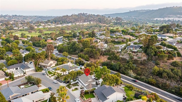24135 Las Naranjas Dr, Laguna Niguel, CA 92677 - aerial view of residential area featuring a mountain backdrop