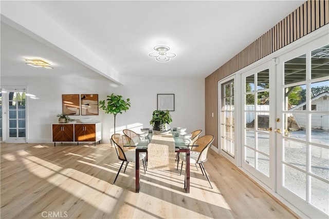 24135 Las Naranjas Dr, Laguna Niguel, CA 92677 - dining room featuring french doors and light wood-style floors