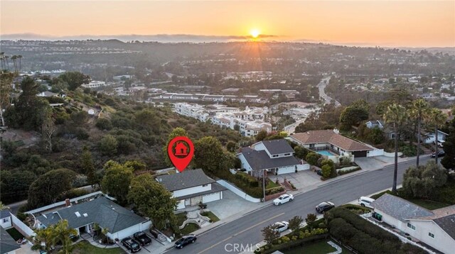 24135 Las Naranjas Dr, Laguna Niguel, CA 92677 - aerial view at dusk of a residential view