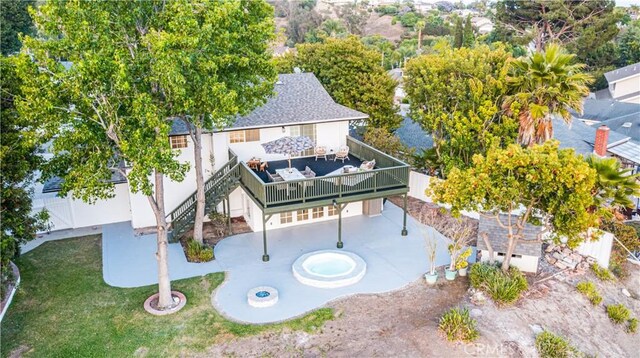 24135 Las Naranjas Dr, Laguna Niguel, CA 92677 - aerial view of property and surrounding area