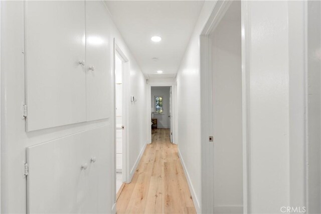 24135 Las Naranjas Dr, Laguna Niguel, CA 92677 - hallway with recessed lighting and light wood finished floors
