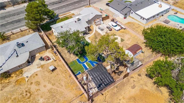 1022 E Lancaster Blvd, Lancaster, CA 93535 - bird's eye view of a pool area