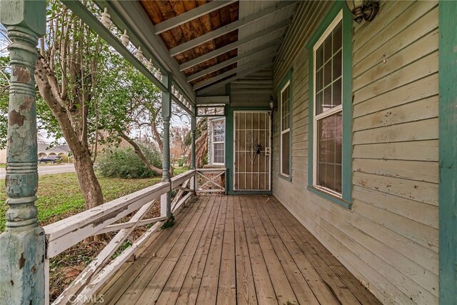 707 Marin St, Corning, CA 96021 - view of wooden deck