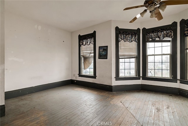 707 Marin St, Corning, CA 96021 - spare room featuring hardwood / wood-style floors and ceiling fan