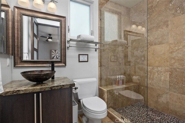 5390 Carlsbad Blvd, Carlsbad, CA 92008 - full bathroom with vanity and tiled shower
