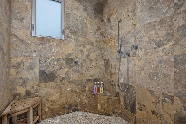 5390 Carlsbad Blvd, Carlsbad, CA 92008 - bathroom featuring a tile shower