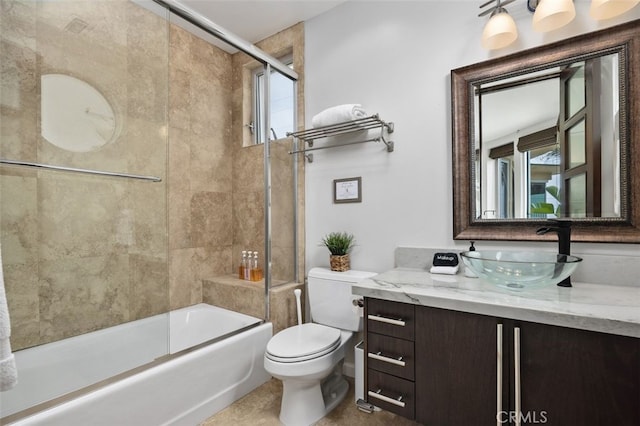 5390 Carlsbad Blvd, Carlsbad, CA 92008 - bathroom with vanity and combined bath / shower with glass door