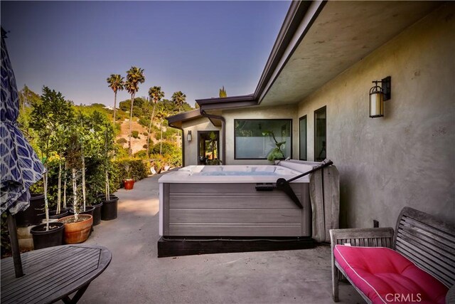 3700 Koster Ave, Sherman Oaks, CA 91423 - view of patio / terrace featuring a hot tub